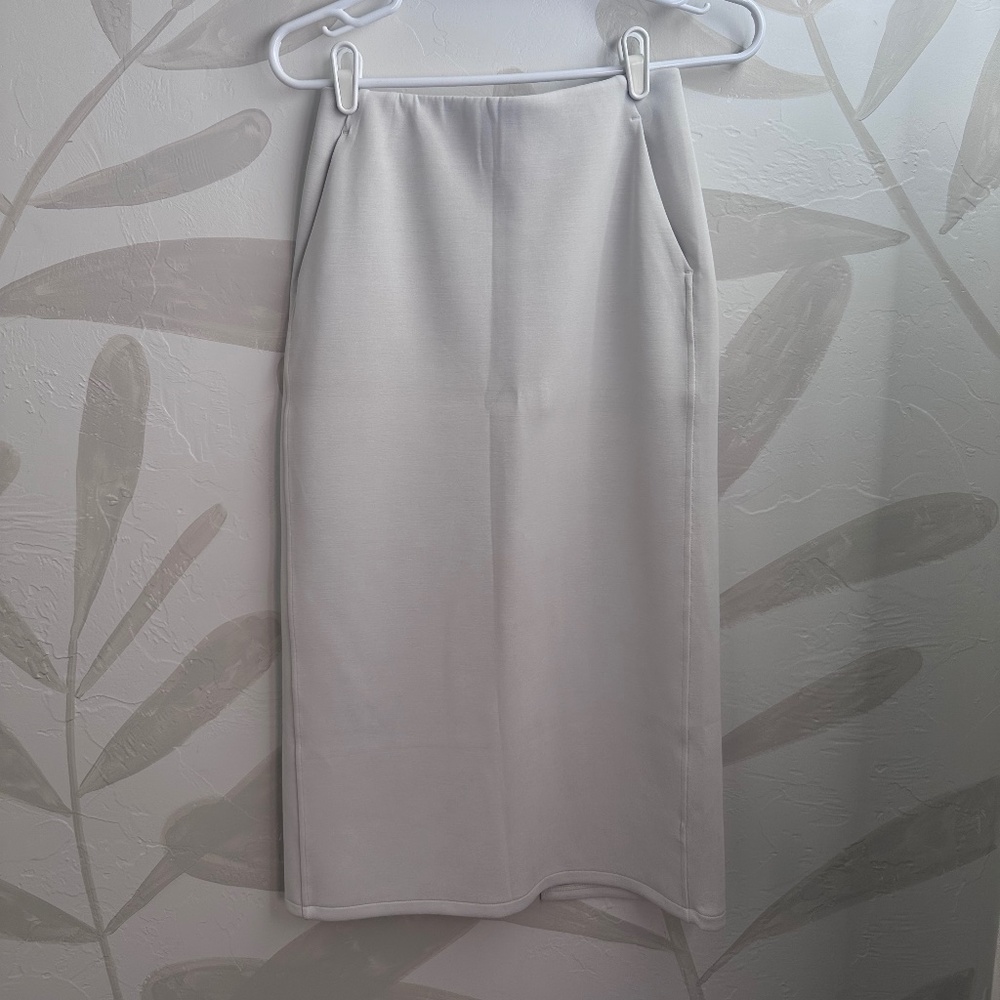 Womens pencil Skirt Cream